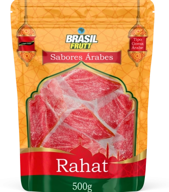 Doce Arabe Brasil Frutt 500g Rahat Morango