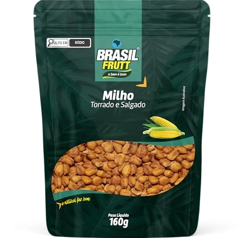 Milho Torrado Brasil Frutt 160g Torrado/salgado