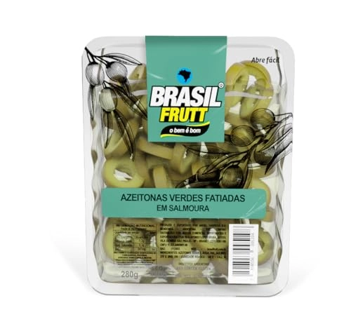 Azeitona Brasilfrutt Verde Fatiada 140g