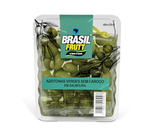 Azeitona Brasilfrutt Verde S/caroco 140g