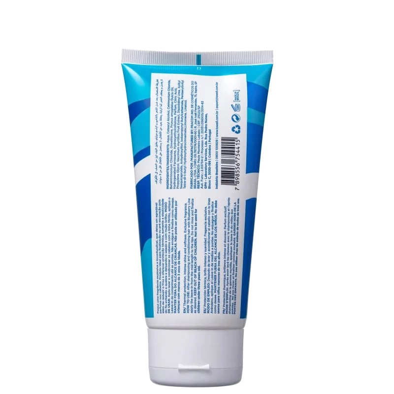 Finalizador/leavein Lowell Extrato Mirtilo 180ml