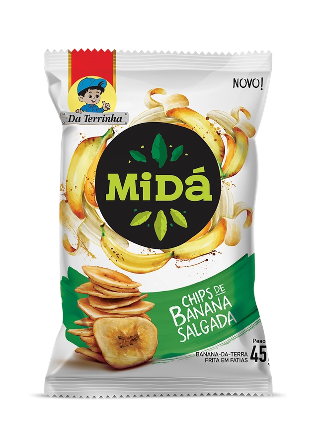 Chips De Banana Salgada Midá 45g