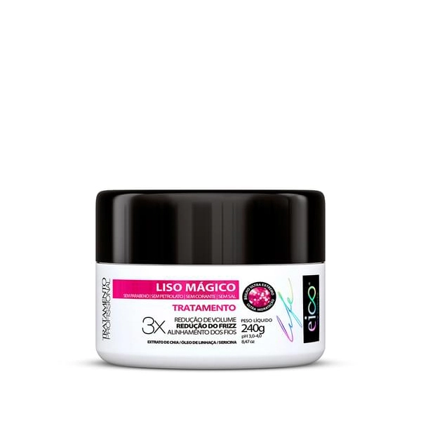 Tratamento Eico Life 240g Liso Magico