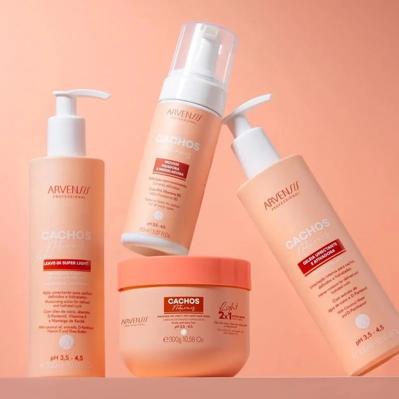 Mousse Fixadora E Modeladora 150ml Cachos Naturais Arvensis
