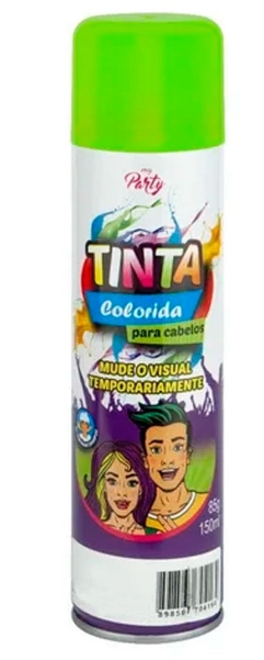 Tinta My Party Cabelo Verde Brasil 150ml Ae2600085 Mundial Prime