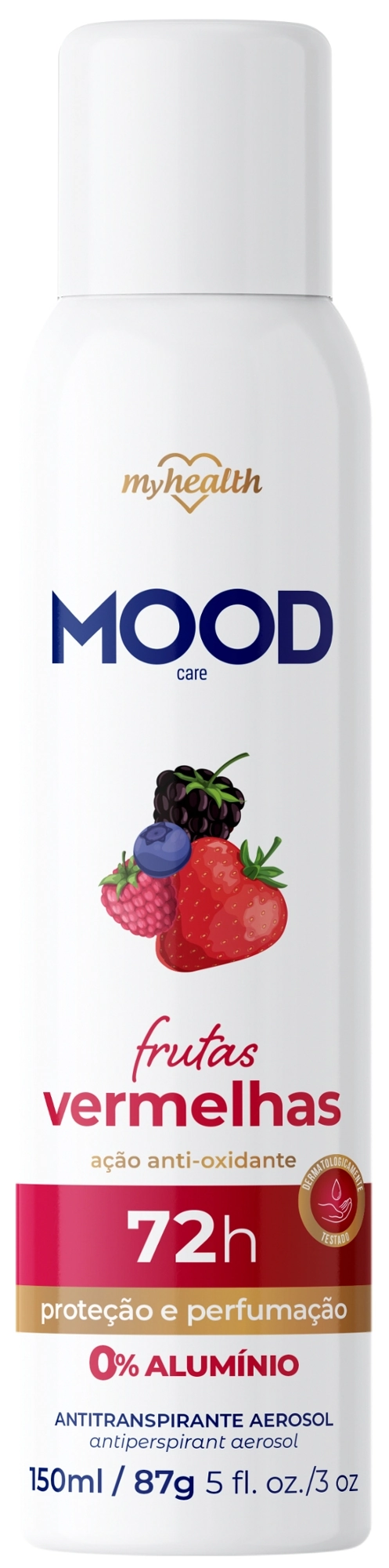 Antitranspirante Mood Frutas Vermelhas 150ml/87g Mh