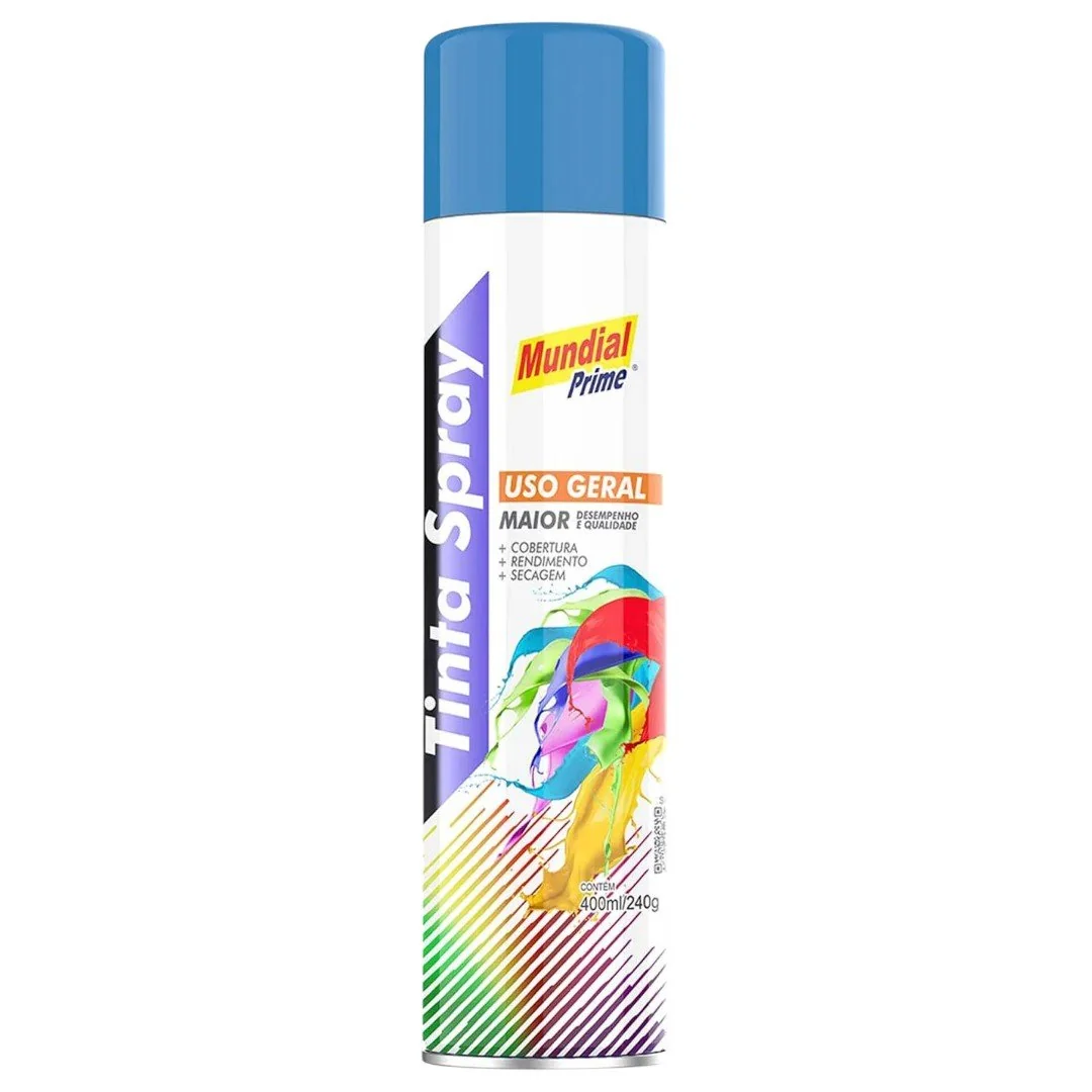 Tinta Spray 400ml Azul Conforto Acizentado