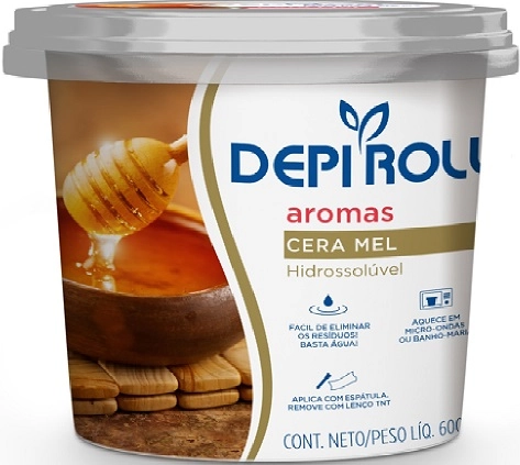 Cera Hidrossoluvel Depi Roll 600gr Mel