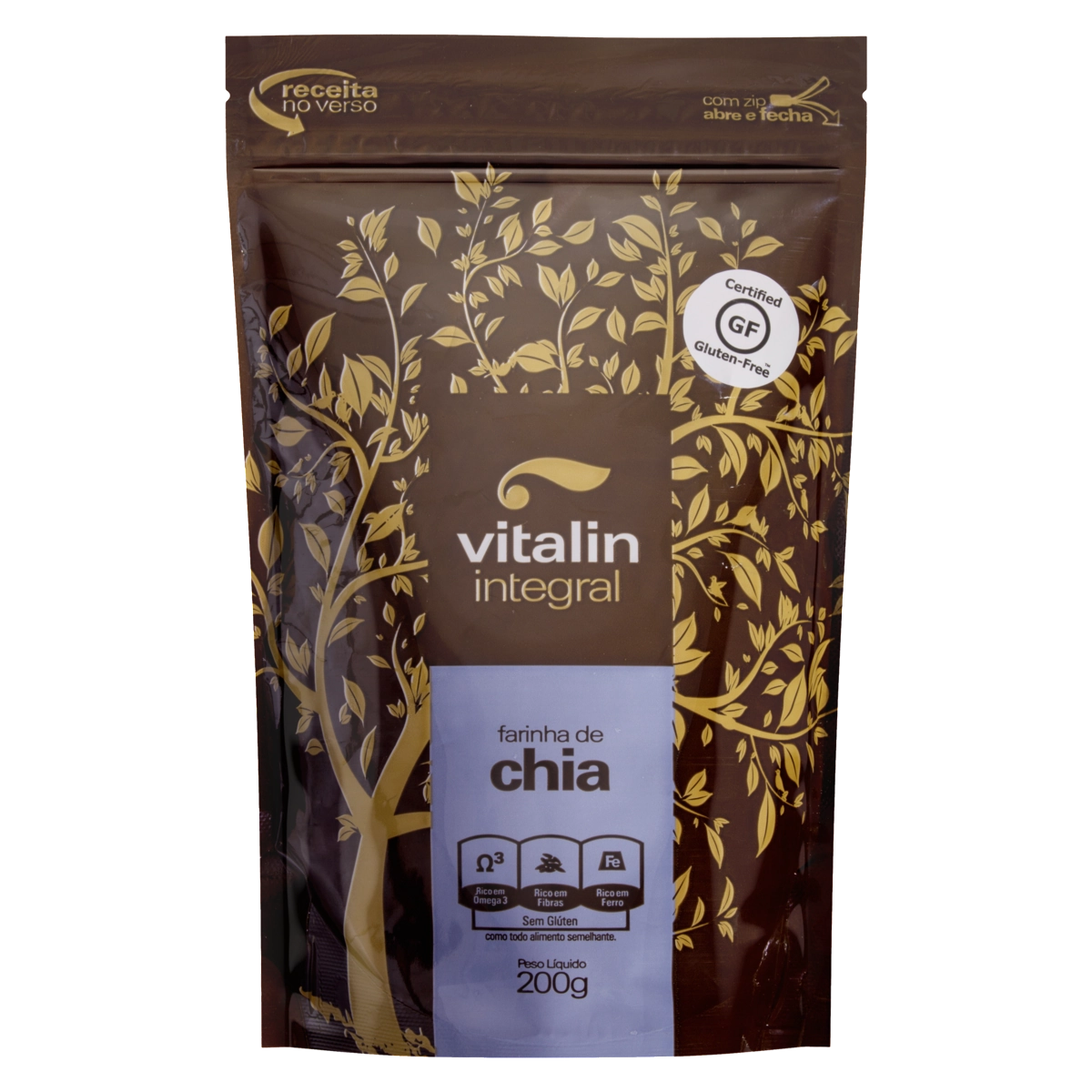 Farinha De Chia Integral Vitalin Pouch 200g