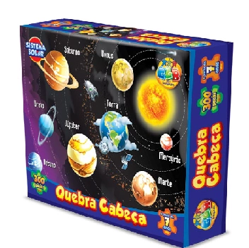 Quebra Cab Sistema Solar 300pca