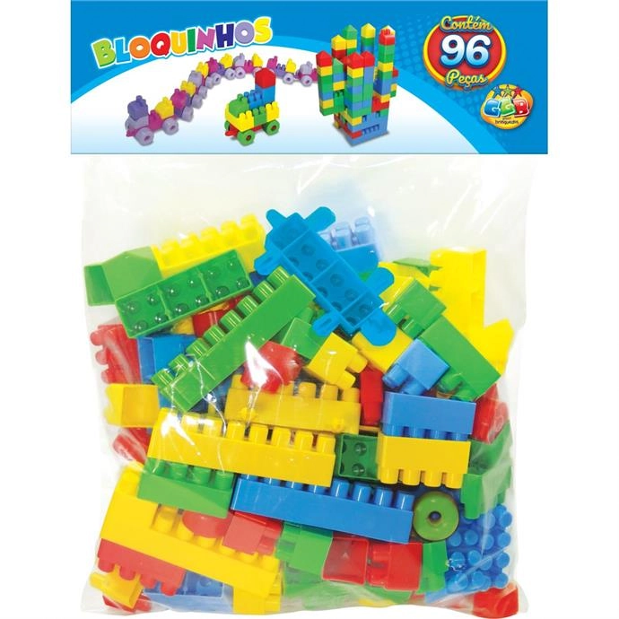 Bloquinhos Montar Pct 96pcs