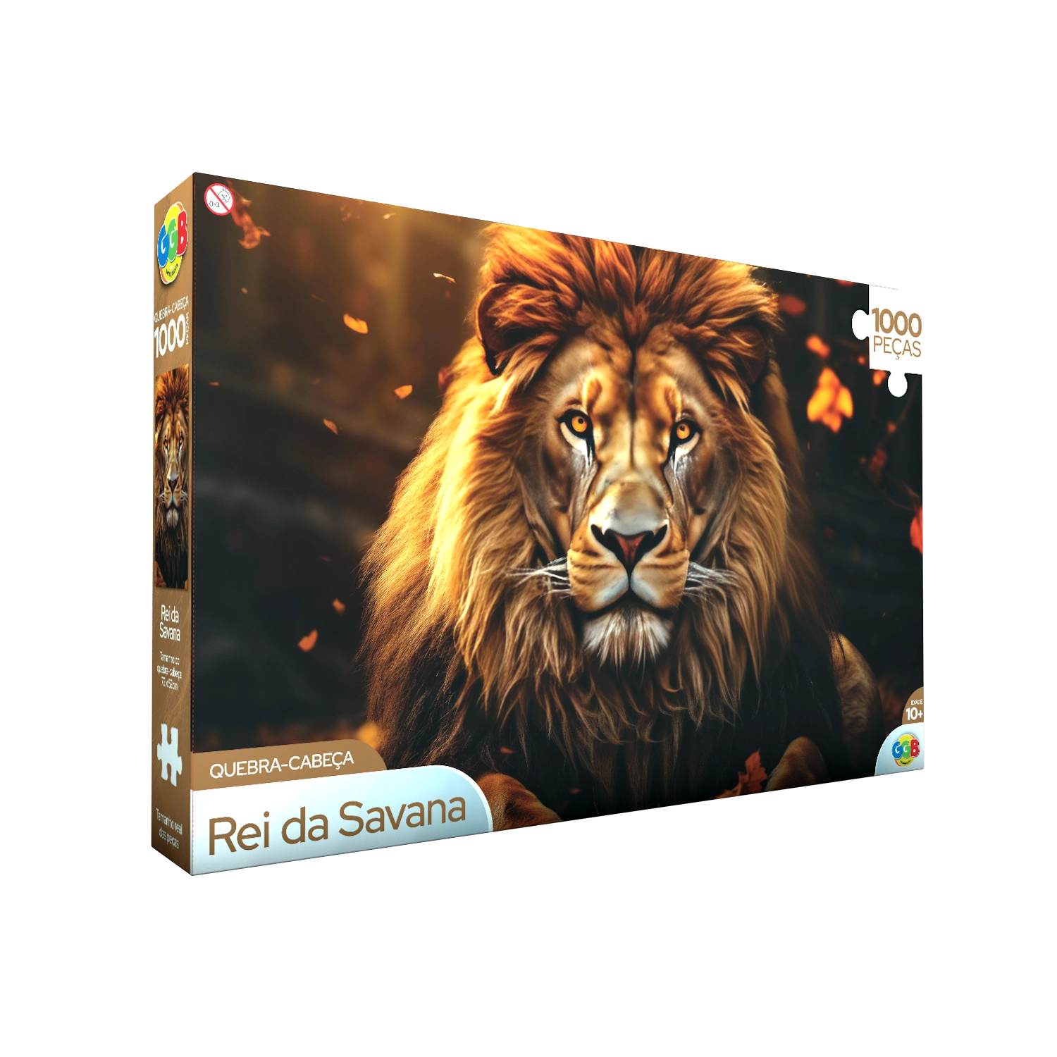 Quebra Cabeca 1000 Pcs Rei Da Savana
