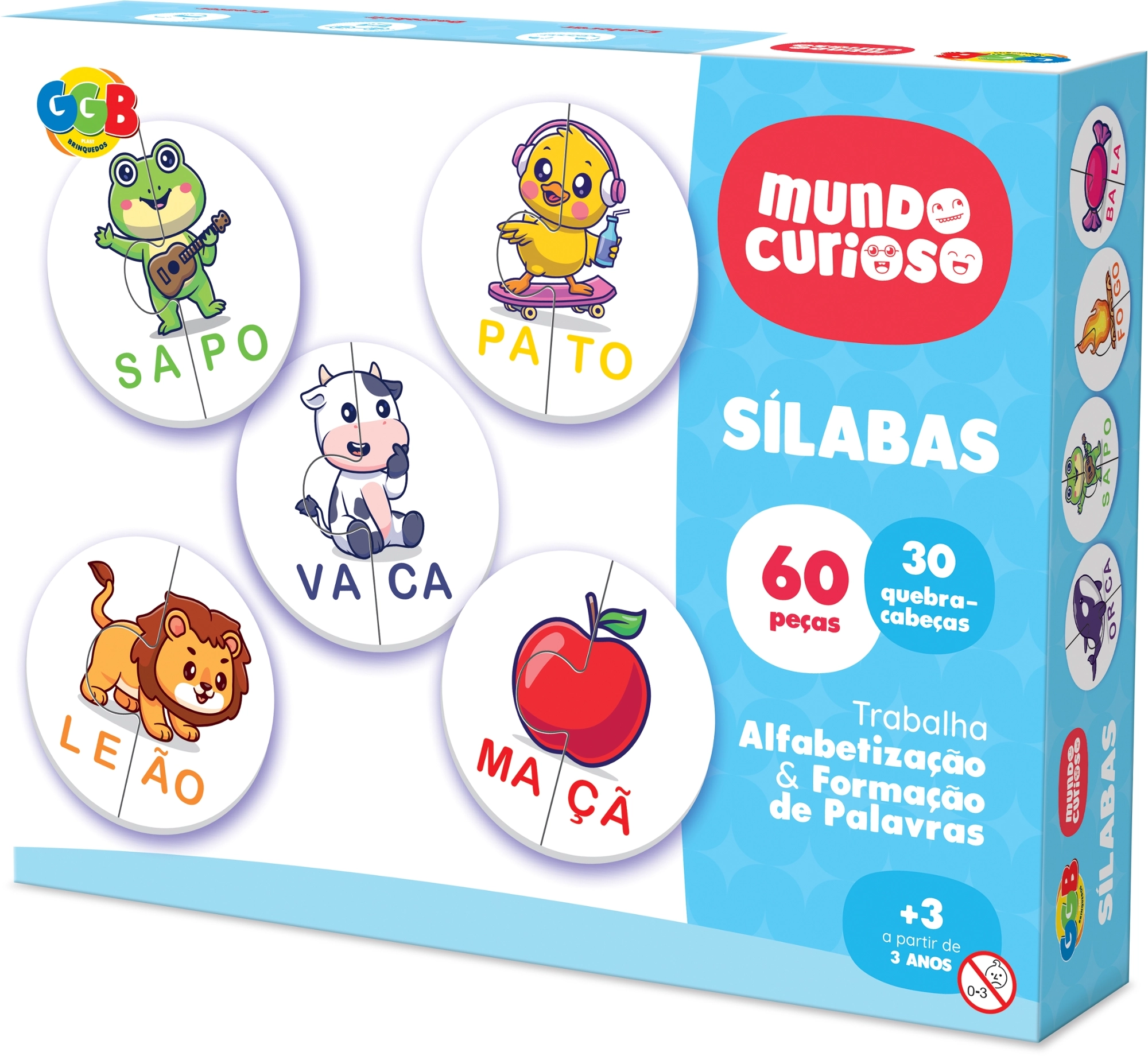 Jogo Quebra Cabeca Silabas 1115 Ggb