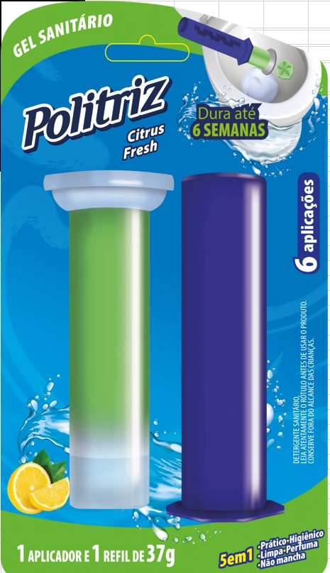 Gel Sanit Politriz 37gr C/aplicador Citrus Fresh