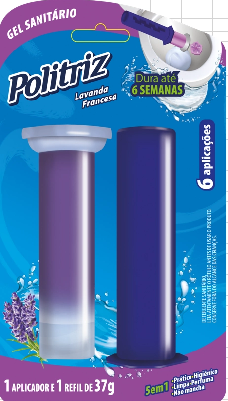 Gel Sanitrio Politriz Com Aplicador 37g Lavanda Francesa