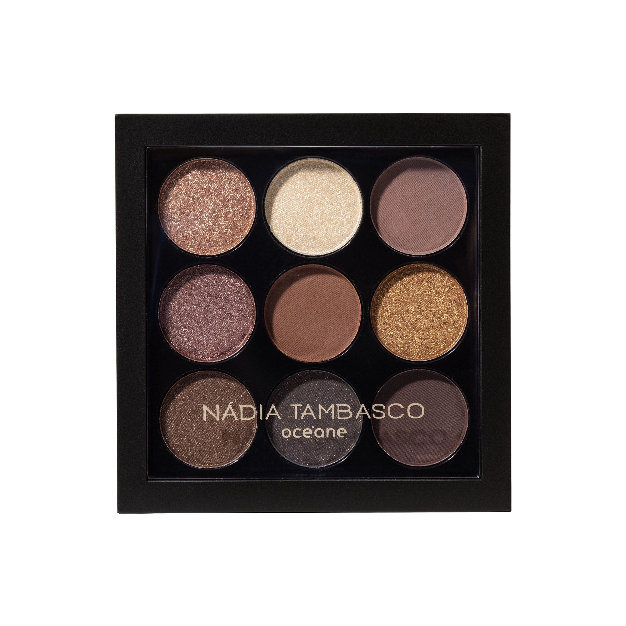 Paleta De Sombras To Go Nádia Tambasco Océane Com 9 Cores