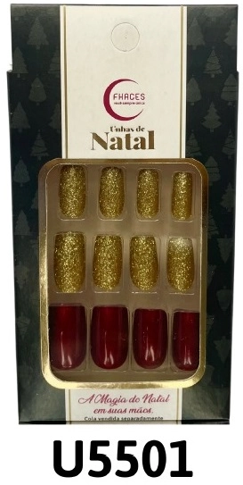 Unhas Fhaces De Natal C/36 Noite De Ceia