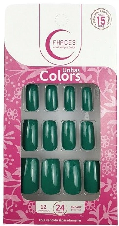 Unhas Fhaces Colors Classica C/24 Bela Natura