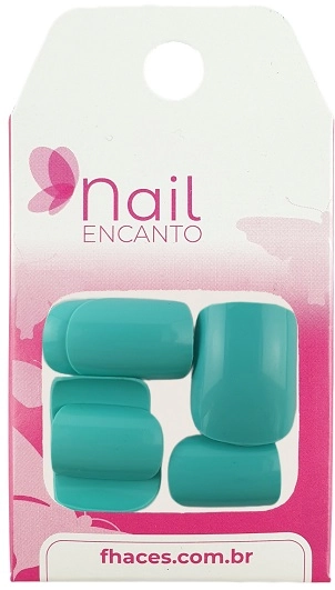 Unhas Fhaces Nail Encanto C/28 Azul Piscina