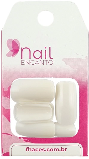 Unhas Fhaces Nail Encanto C/28 Branca