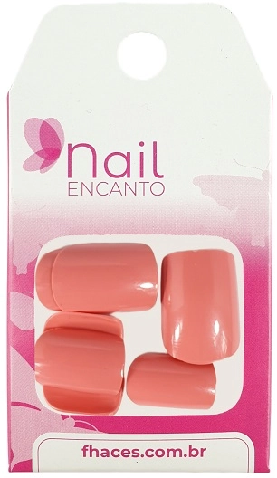 Unhas Fhaces Nail Encanto C/28 Salmao