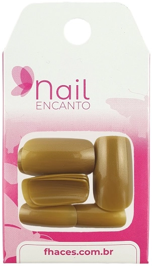 Unhas Fhaces Nail Encanto C/28 Dourado