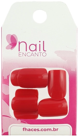 Unhas Fhaces Nail Encanto C/28 Possessao Rosa