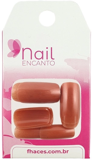 Unhas Fhaces Nail Encanto C/28 Mocha