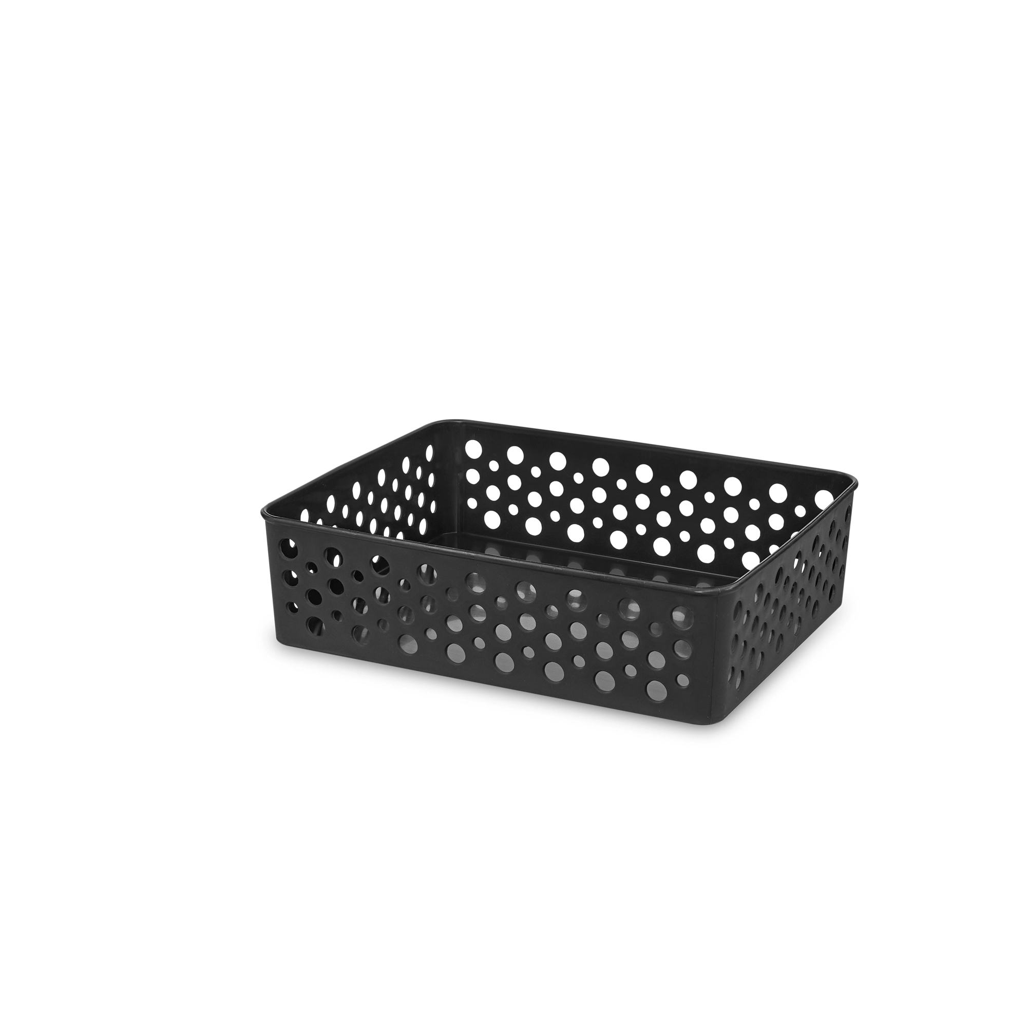 Cesto M 24,2x19x6,5 Preto