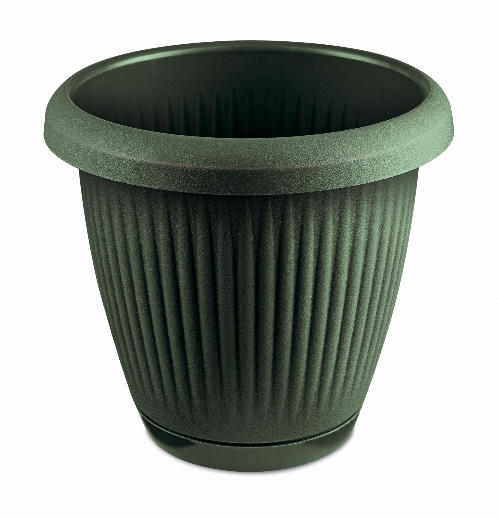 Kit Vaso Canelado Redondo Prato 0,8l Verde 991 Usual