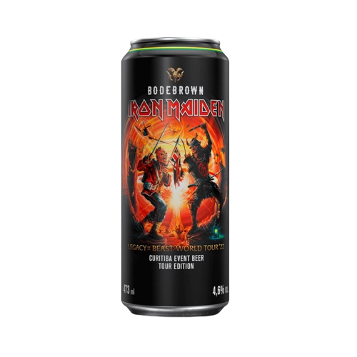 Cerveja Event Beer Iron Maiden Bodebrown Lata 473ml