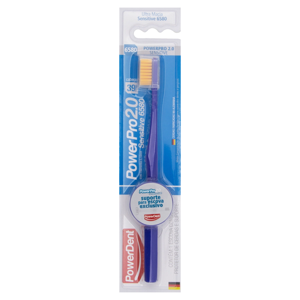 Escova Dental Ultramacia Sensitive Powerdent Powerpro 2.0 Cabeça 39