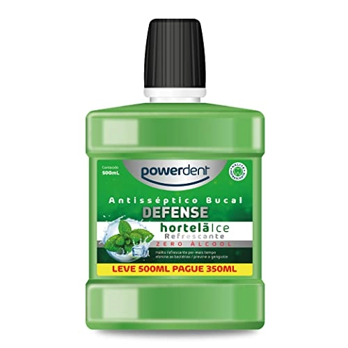 Enx Bucal Defense Powerdent Lv500ml Pg350ml Hortela Ice
