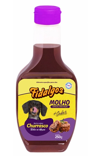 Molho Fidalgos Para Caes Sabor Churrasco 250g