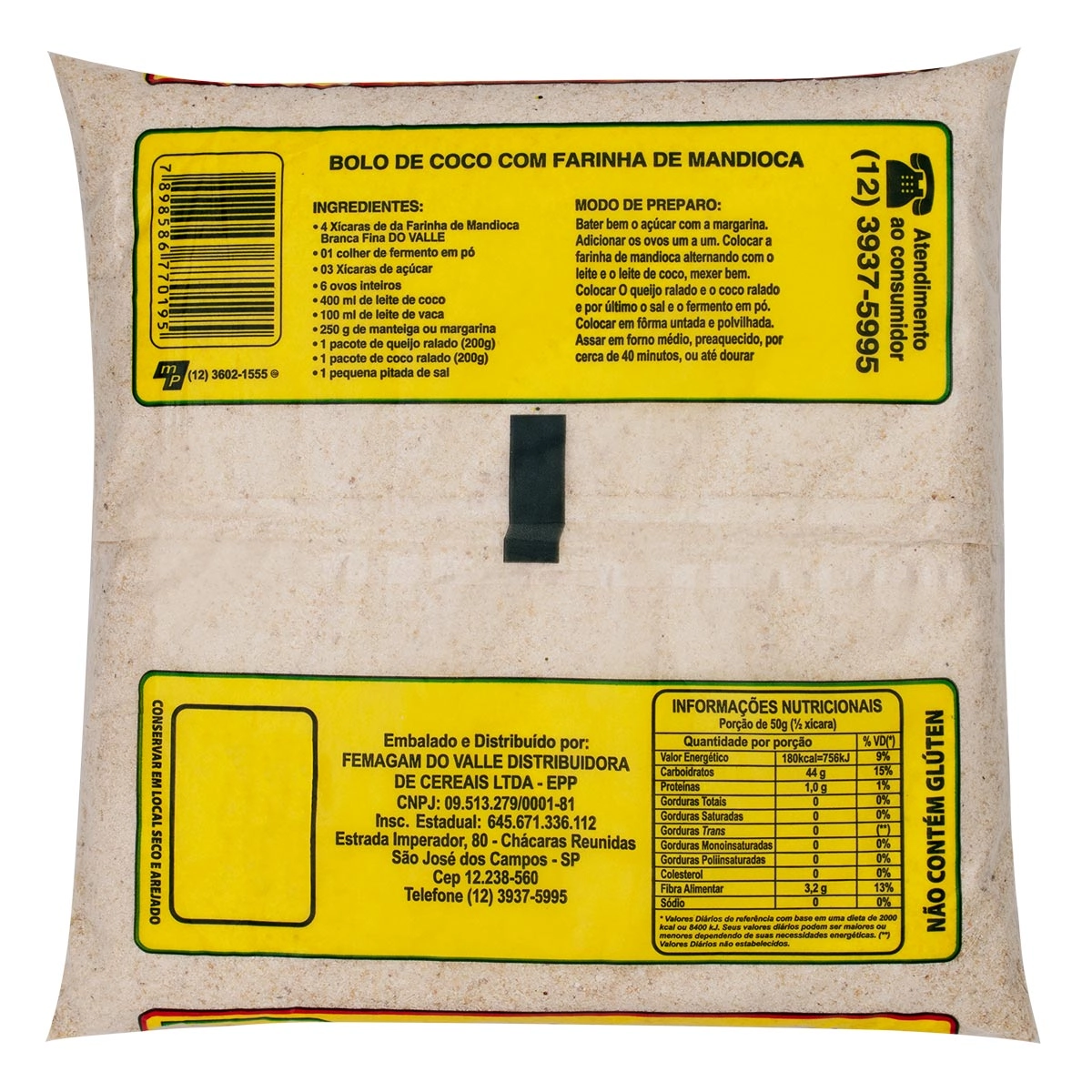 Do Valle Far.mand.br.fina 500g