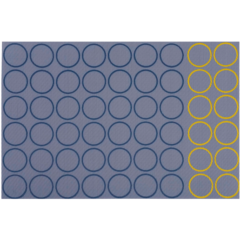 Lugar Americano Circulo Cinza 30x45cm 0864 Vizapi