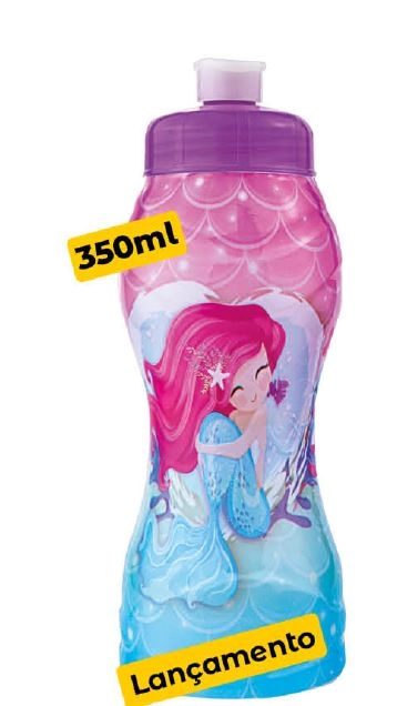 Garrafa Squeeze Sereia 350ml Ref.11024