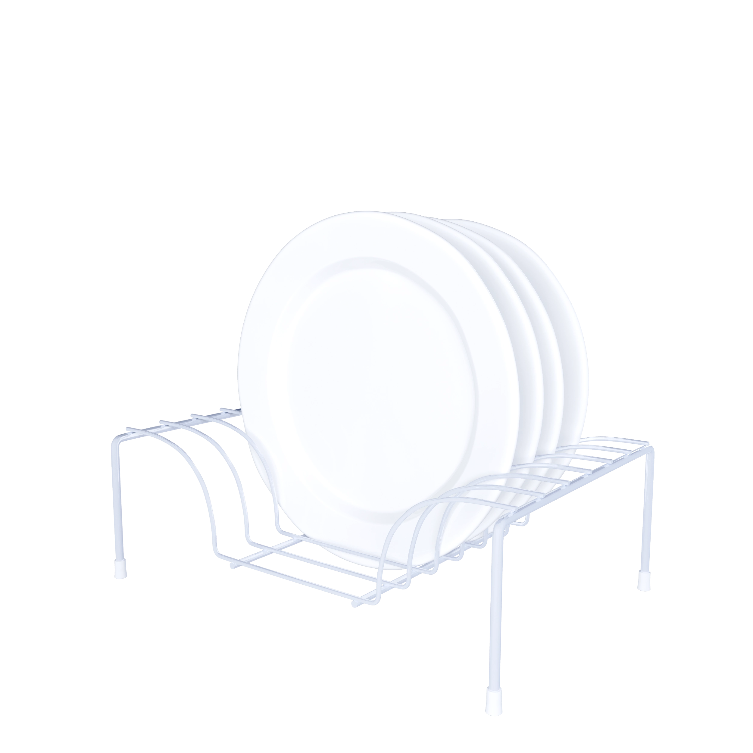 Suporte Vertical Otimizee 6 Pratos Branco Or0163 Dicarlo