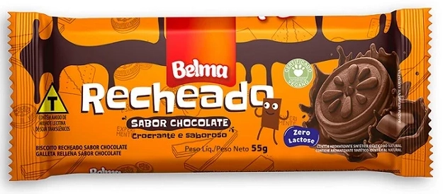 Lanchinho Recheado Chocolate Belma 55g
