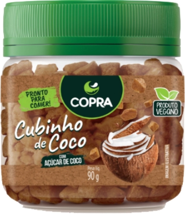 Cubinho De Coco C/acucar Copra 90g