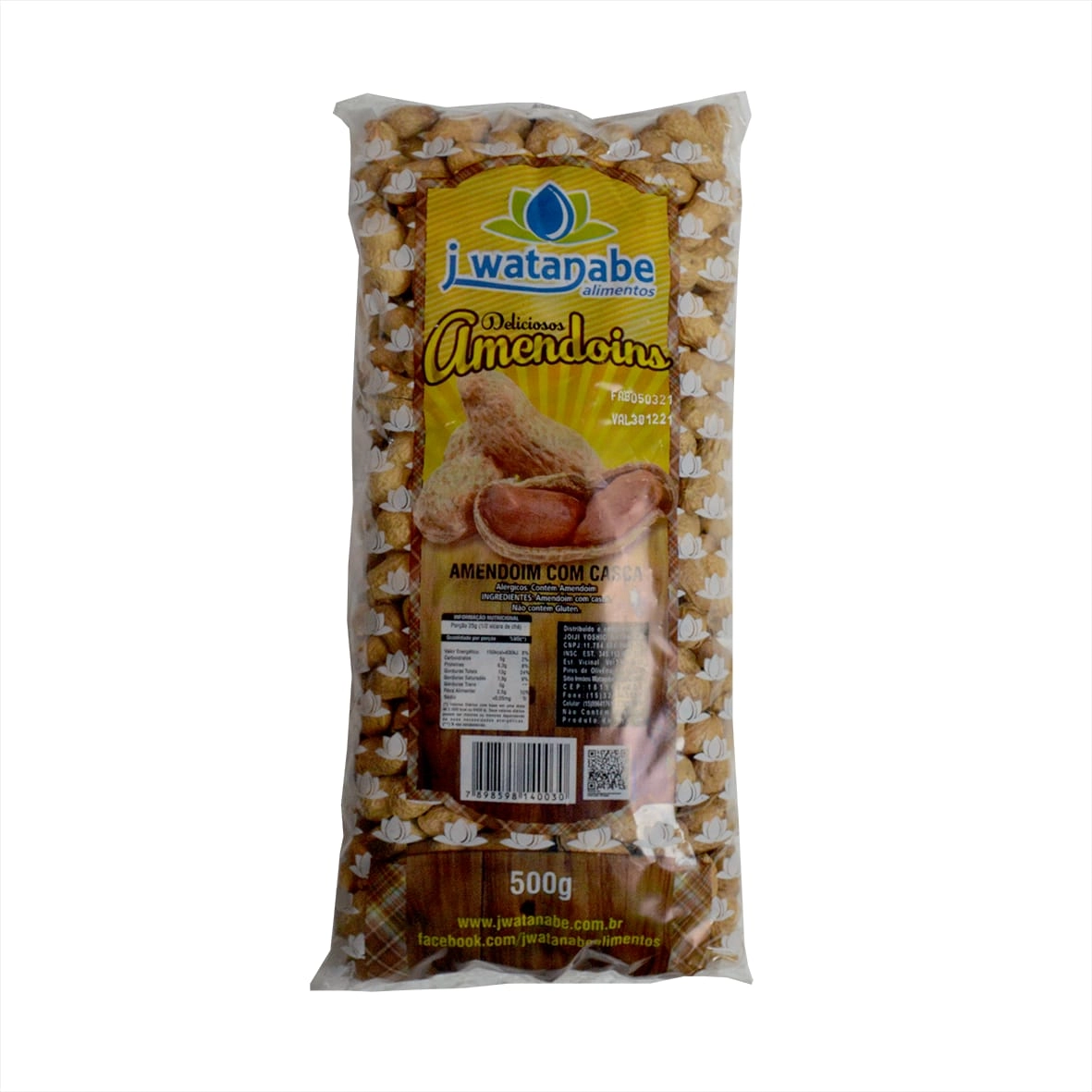 Amendoim Casca Legume 500g