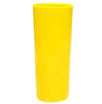 Copo Long Drink Fechado Amarelo Canario 360ml