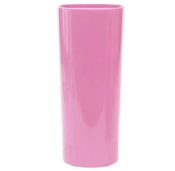 Copo Long Drink Fechado Rosa Bebe 360ml