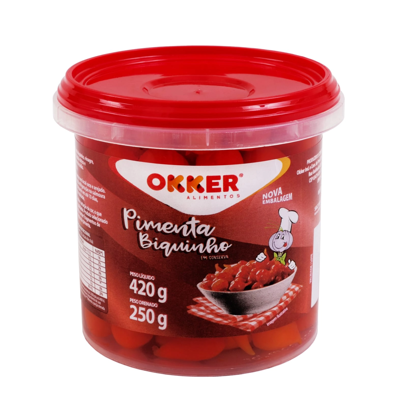 Pimenta Piquinho Okker 100g