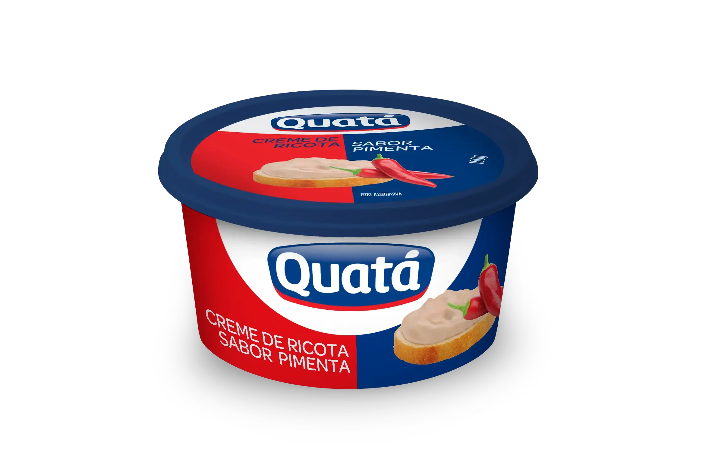 Creme De Queijo Ricota Pimenta Quatá Pote 150g