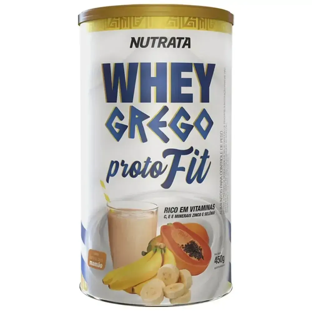 Whey Protein Grego Nutrata Proto Fit Banana C/mamao 450g