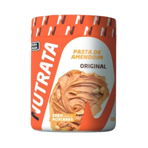 Pasta De Amendoim 24g Proteina Nutrata Integral 600g
