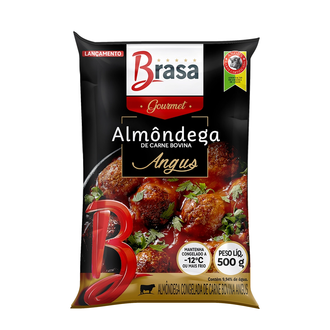 Almondega Bov Brasa Angus 500g