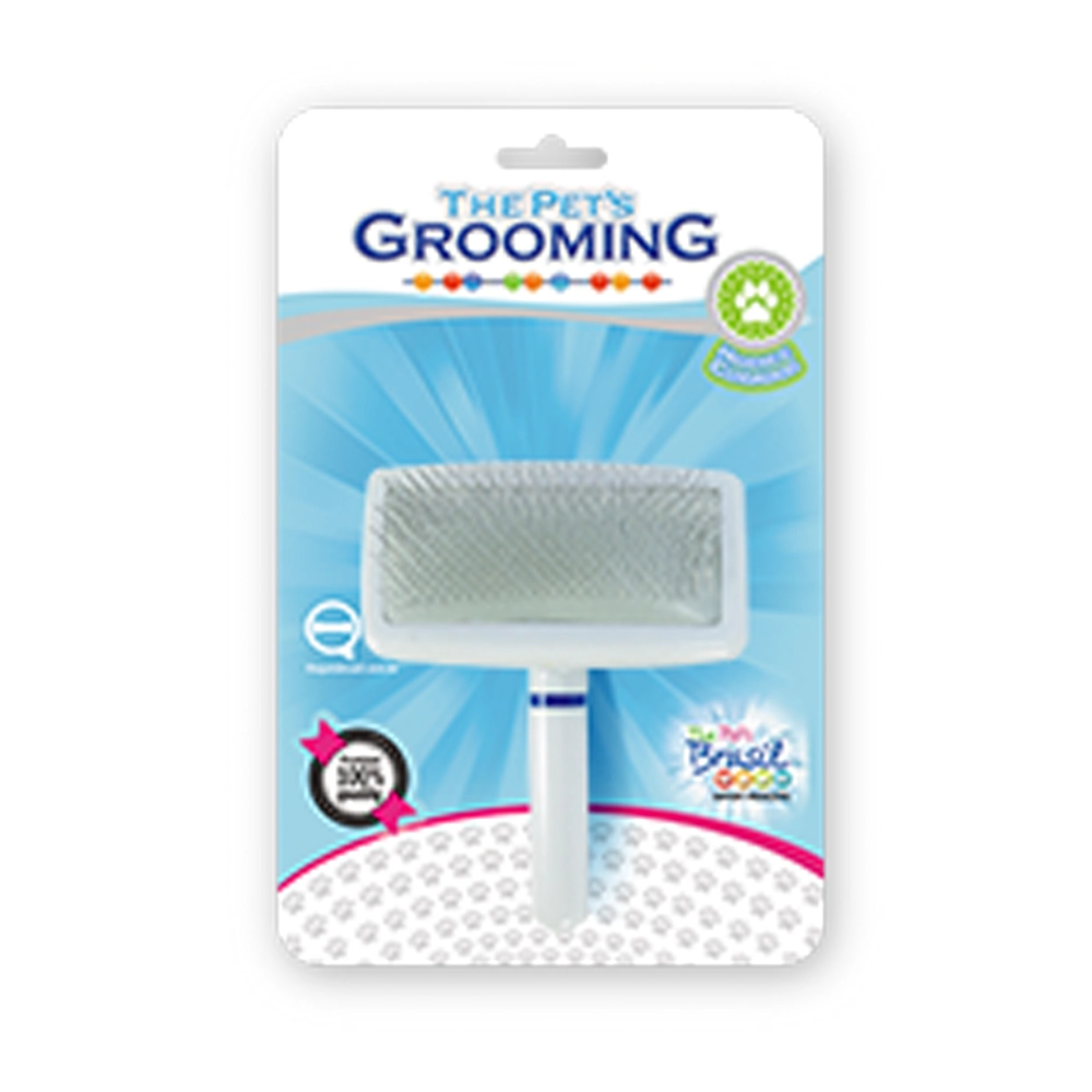 Rasqueadeira Plastica Branca Luxo Soft Pequena