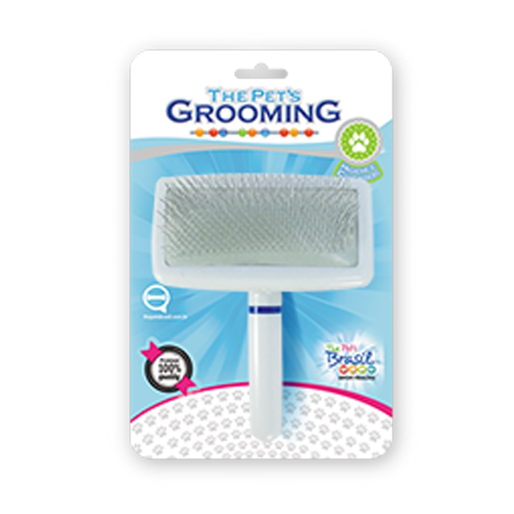 Rasqueadeira Plastica Branca Luxo Soft Media